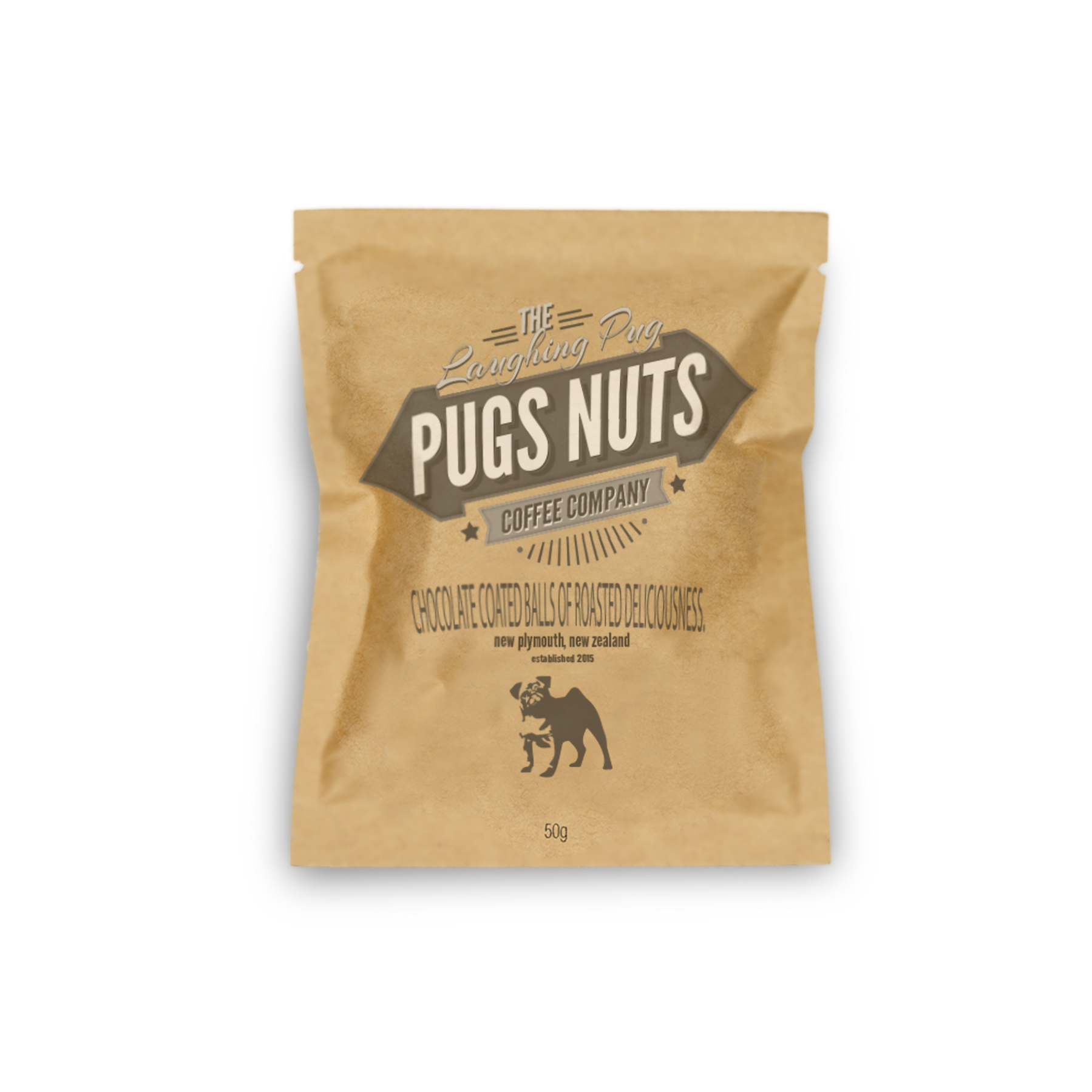 "The Pugs Nuts" 70gm Premium Dark Chocolate Coated Coffee Beans