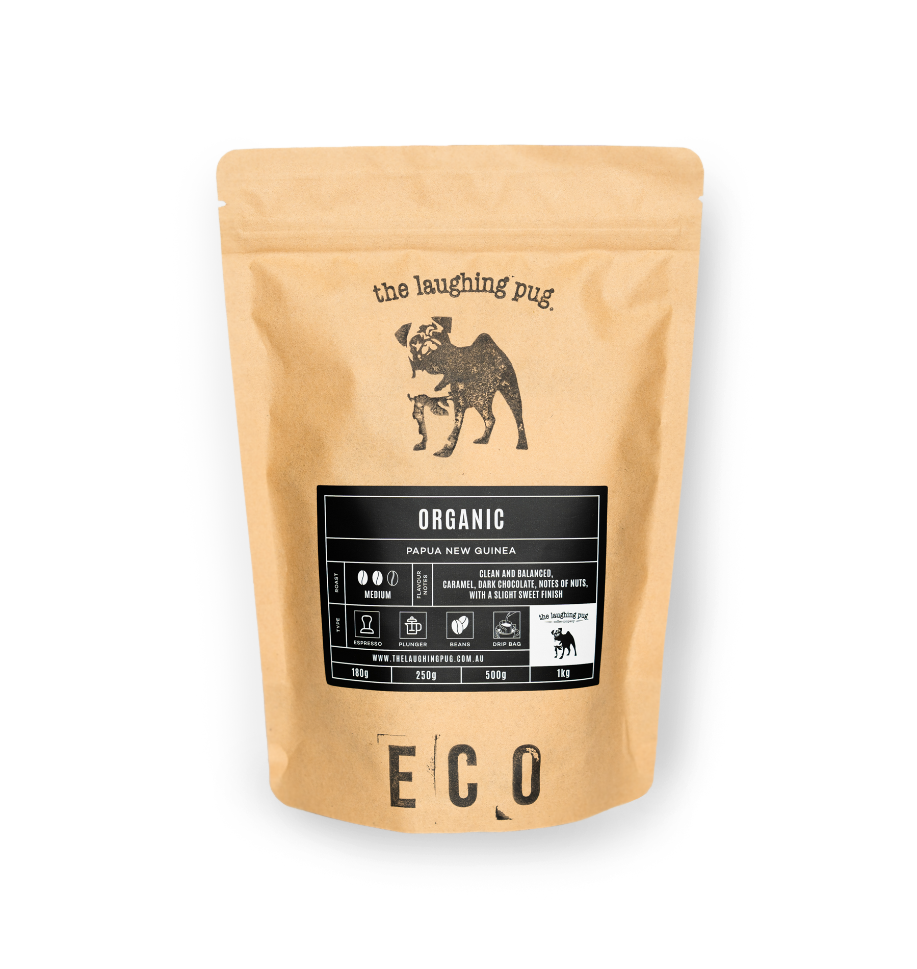 Pour Over Drip Coffee Bags: Resealable Eco Packet minus the foils