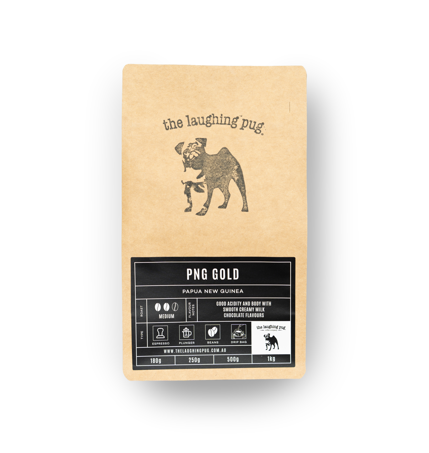 The Laughing Pug Ground Coffee